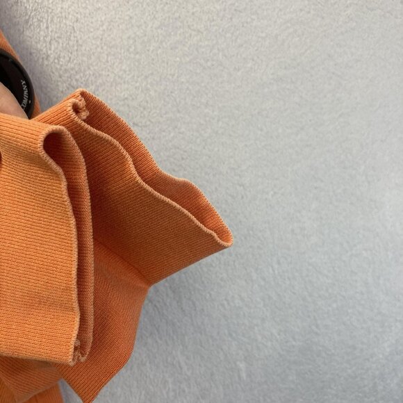 C.P. Company Italy Sweater Mens XL (52) Orange Lens Crewneck Pullover Jumper - Picture 12 of 14